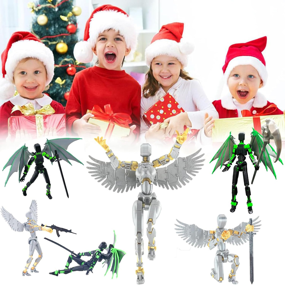 Figuras de Acción T13 Robot Articulado, Modelo 3D Impreso