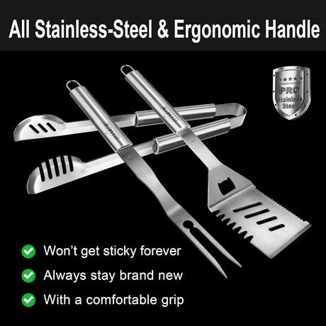 Juego de Utensilios para Barbacoa GRILLART - 3 Piezas
