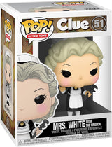 Funko Pop! Clue - Sra. White con Llave Inglesa, Retro Toys