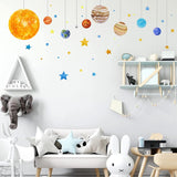 Stickers de Planetas y Espacio, Decoración Infantil, Modelo XYZ