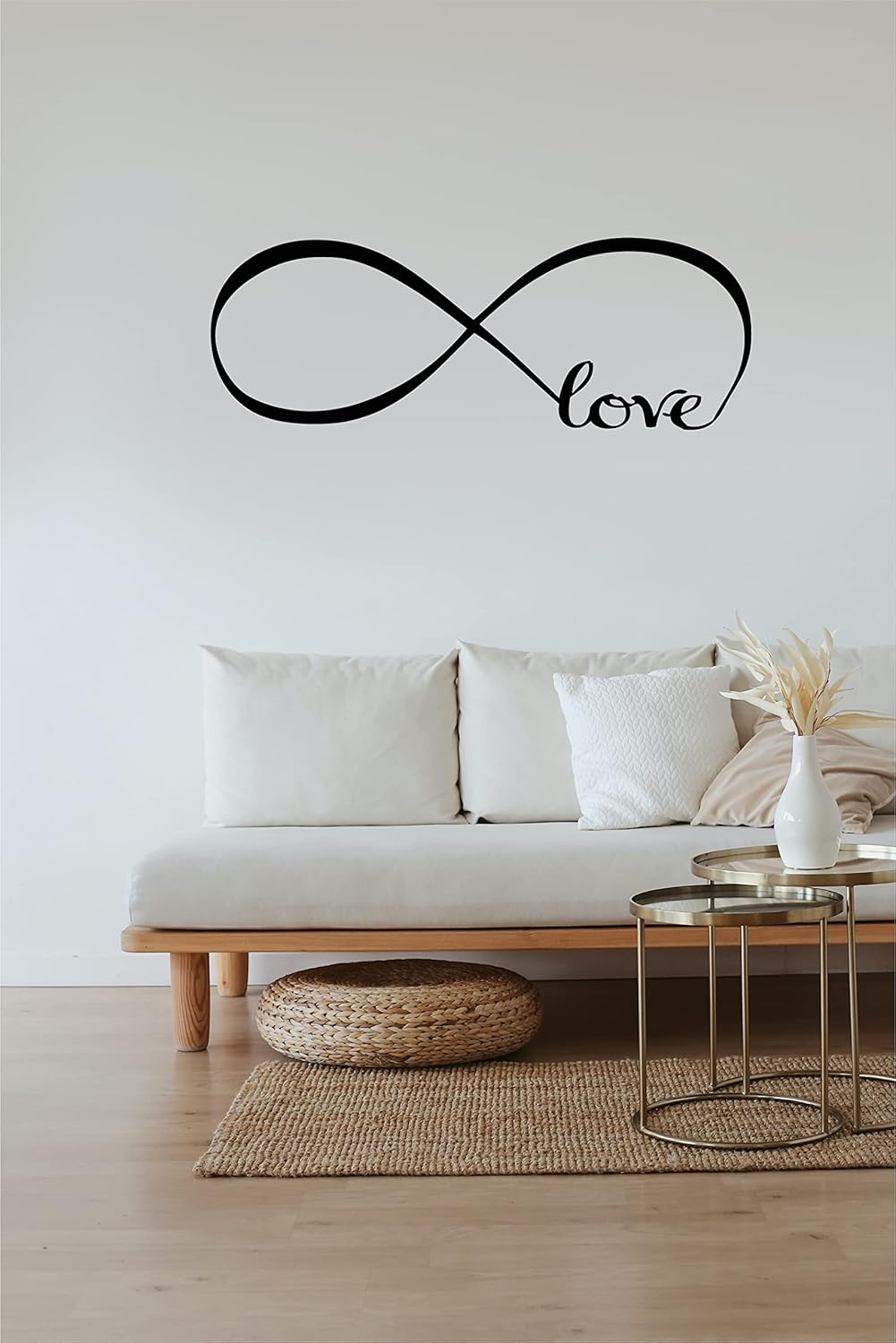 Vinilos Decorativos Amor Infinito para Pared 7'' x 22