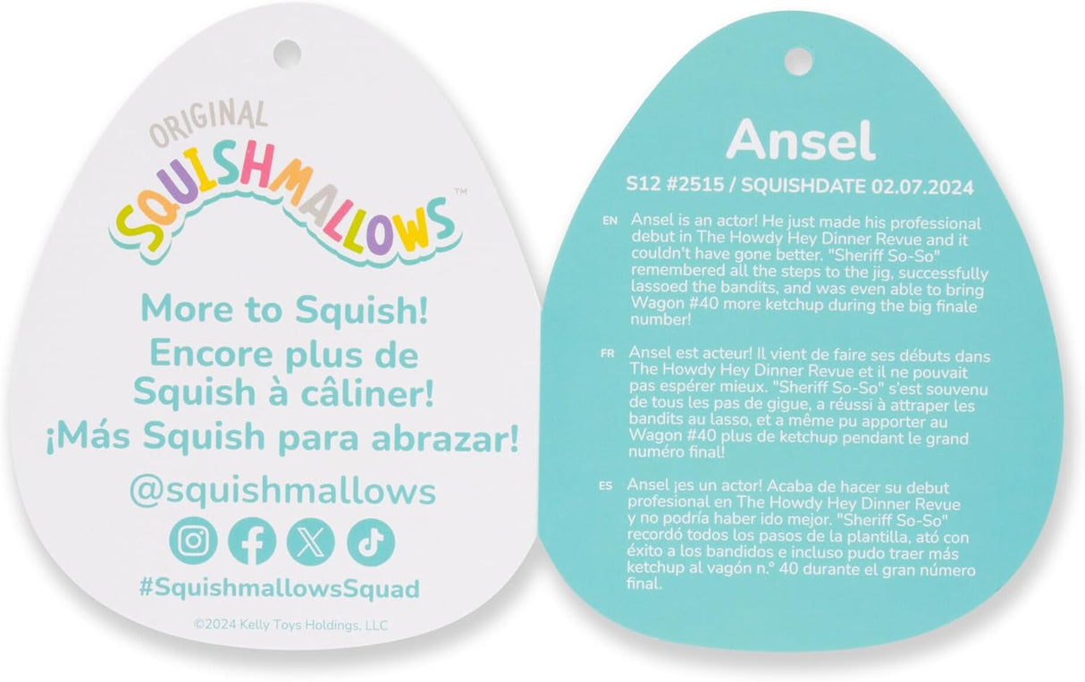 Squishmallows Ansel Papas Fritas 12 Pulgadas Jazwares Plush