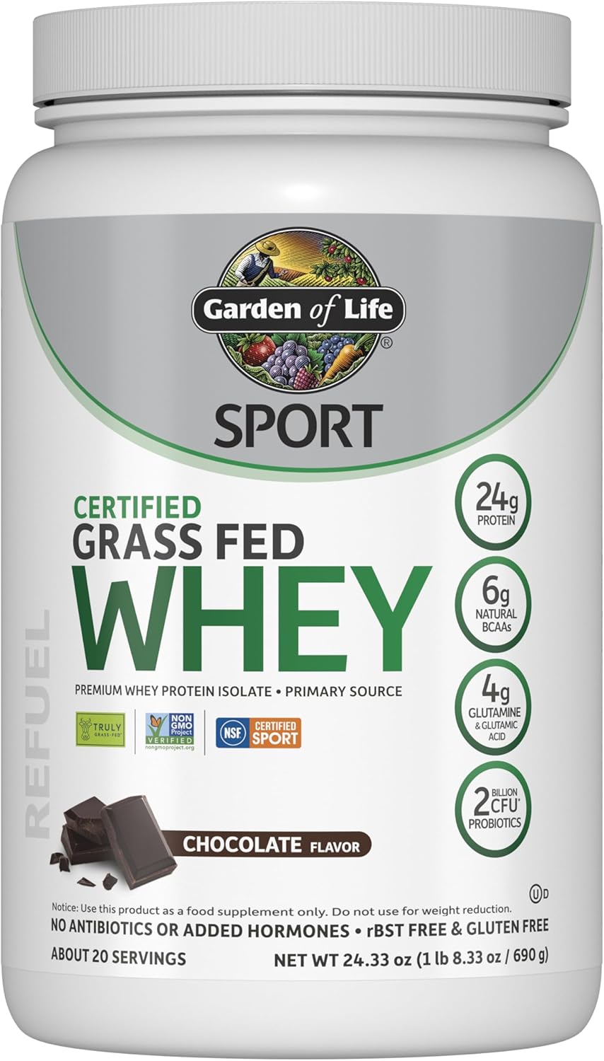 Proteína de Suero de Leche Sport Garden of Life, 24g, 20s