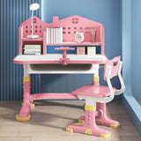 Escritorio y Silla Ajustables para Niños con Estante y Cajón