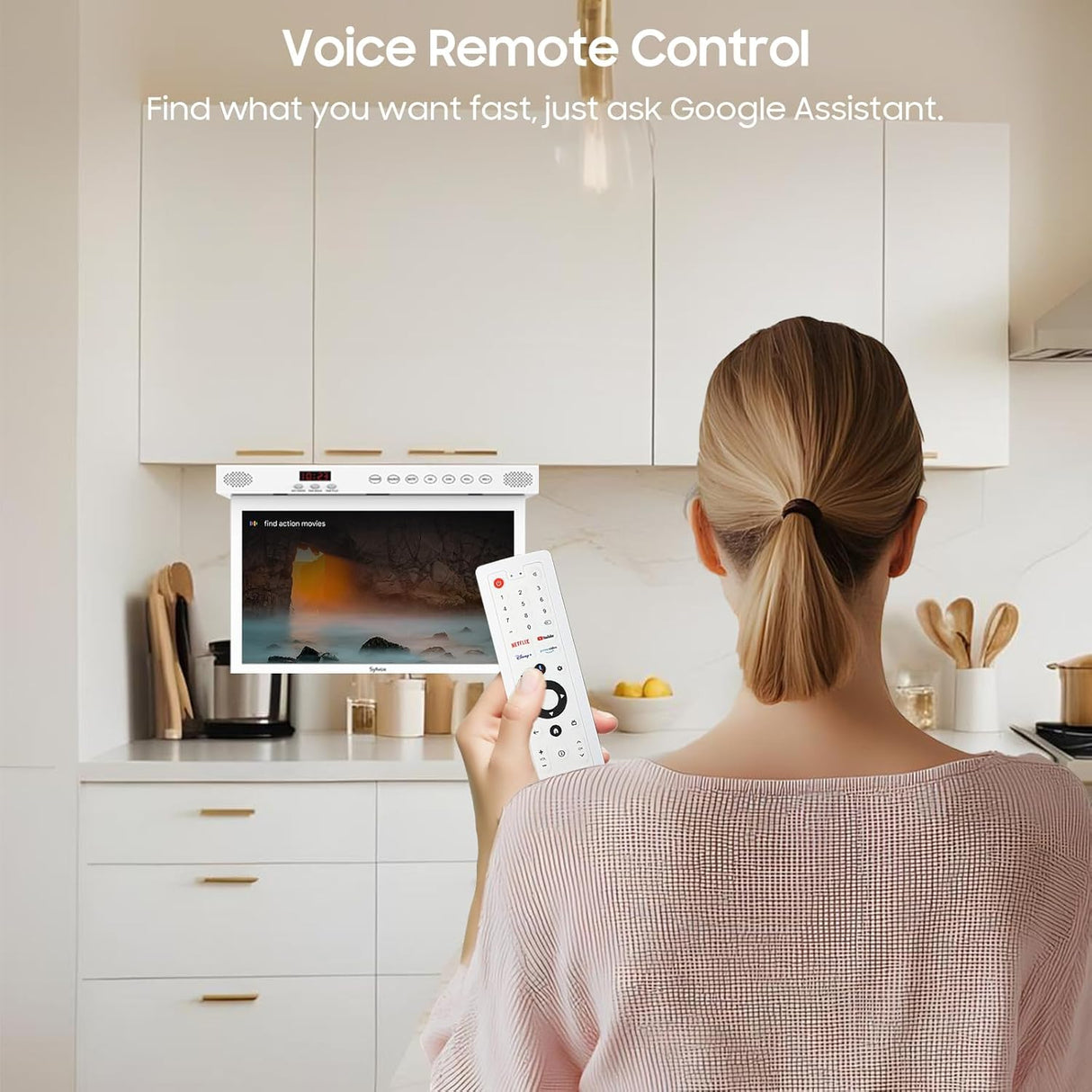 Televisor SYLVOX 15.6 1080P Smart para Cocina y RV