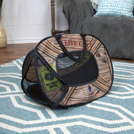 Transportín para gatos SportPet Designs, plegable y portátil