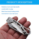 Cuchillo plegable pequeño multifuncional de 2 pulgadas