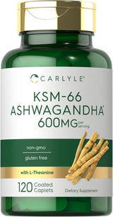 Carlyle KSM-66 Ashwagandha 600mg 120 Caplets