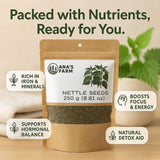Semillas de Ortiga Natural - 250g Calidad Premium Urtica dioica
