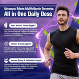 Multivitamin para Hombres, Gummies con Omega-3 y Probióticos