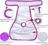 Teamoy – Pañales lavables para perros hembras, reutilizables, súper absorbentes y cómodos