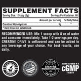 Suplementos Alimenticios  Polvo monohidrato de creatina