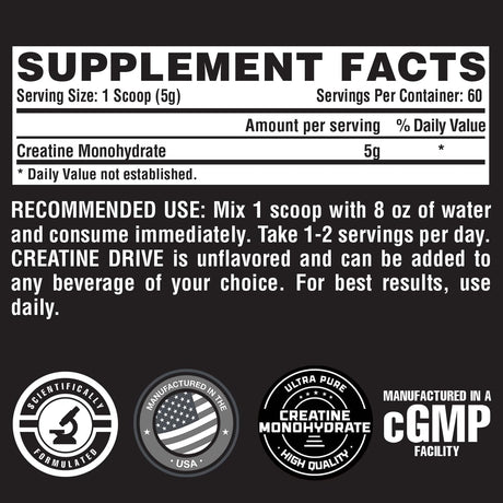 Suplementos Alimenticios  Polvo monohidrato de creatina