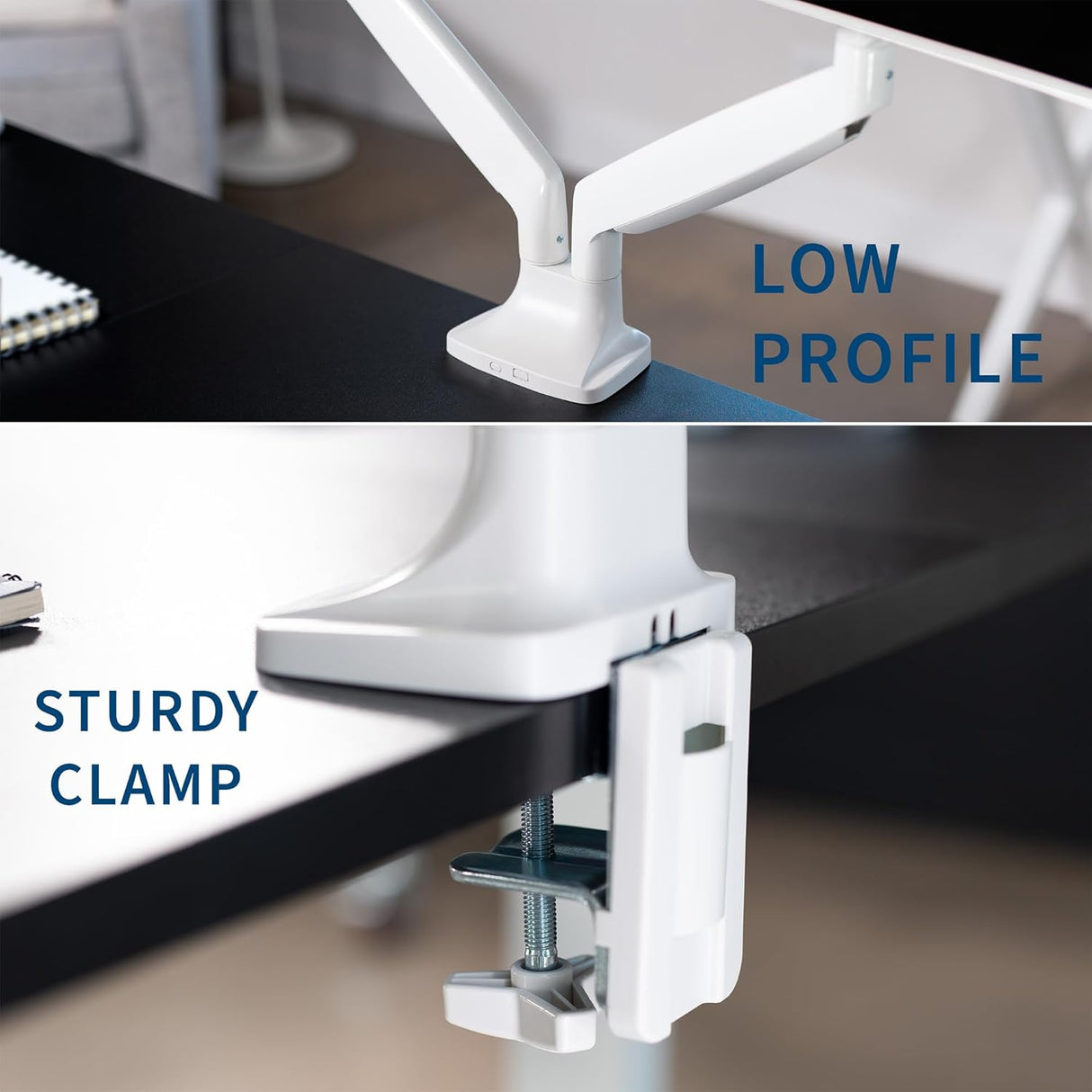 Soporte Doble para Monitores VIVO, hasta 40 y 32.5 lbs, STAND-V202QW