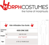 Disfraz de dinosaurio esqueleto inflable Morph