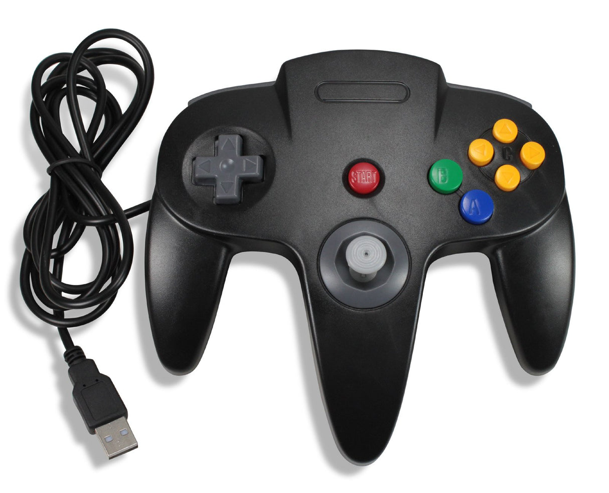 Controlador clásico  cable USB Retro N64 Bit para PC y MAC