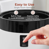 SereneLife Calentadores de cubo para spa y baño,temporizador