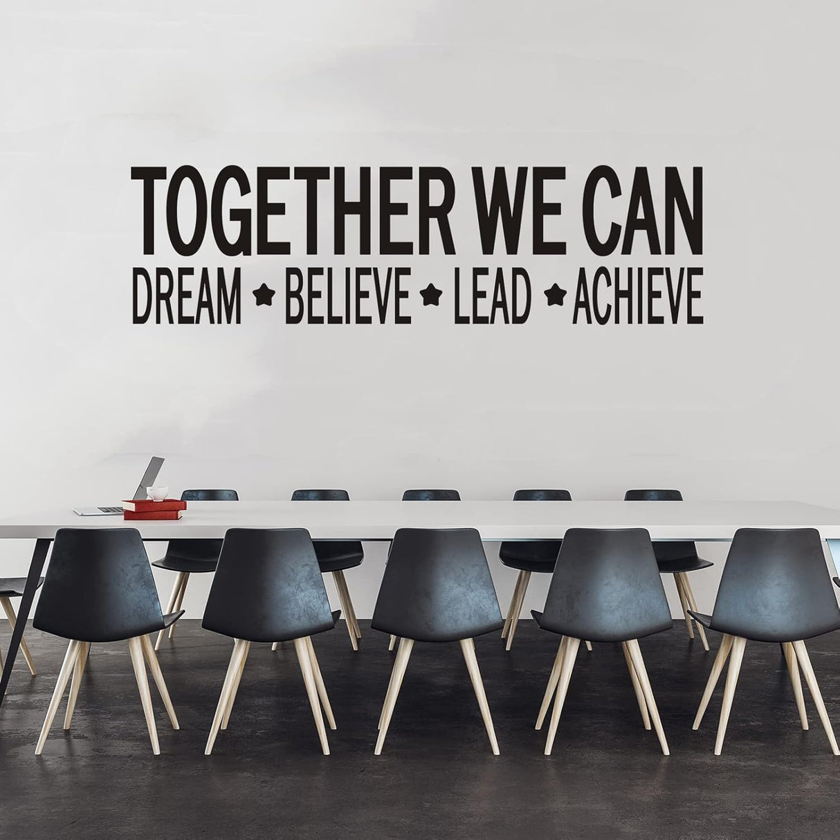 Vinilos Motivacionales VODOE para Oficina, Citas Inspiradoras 45x12.6