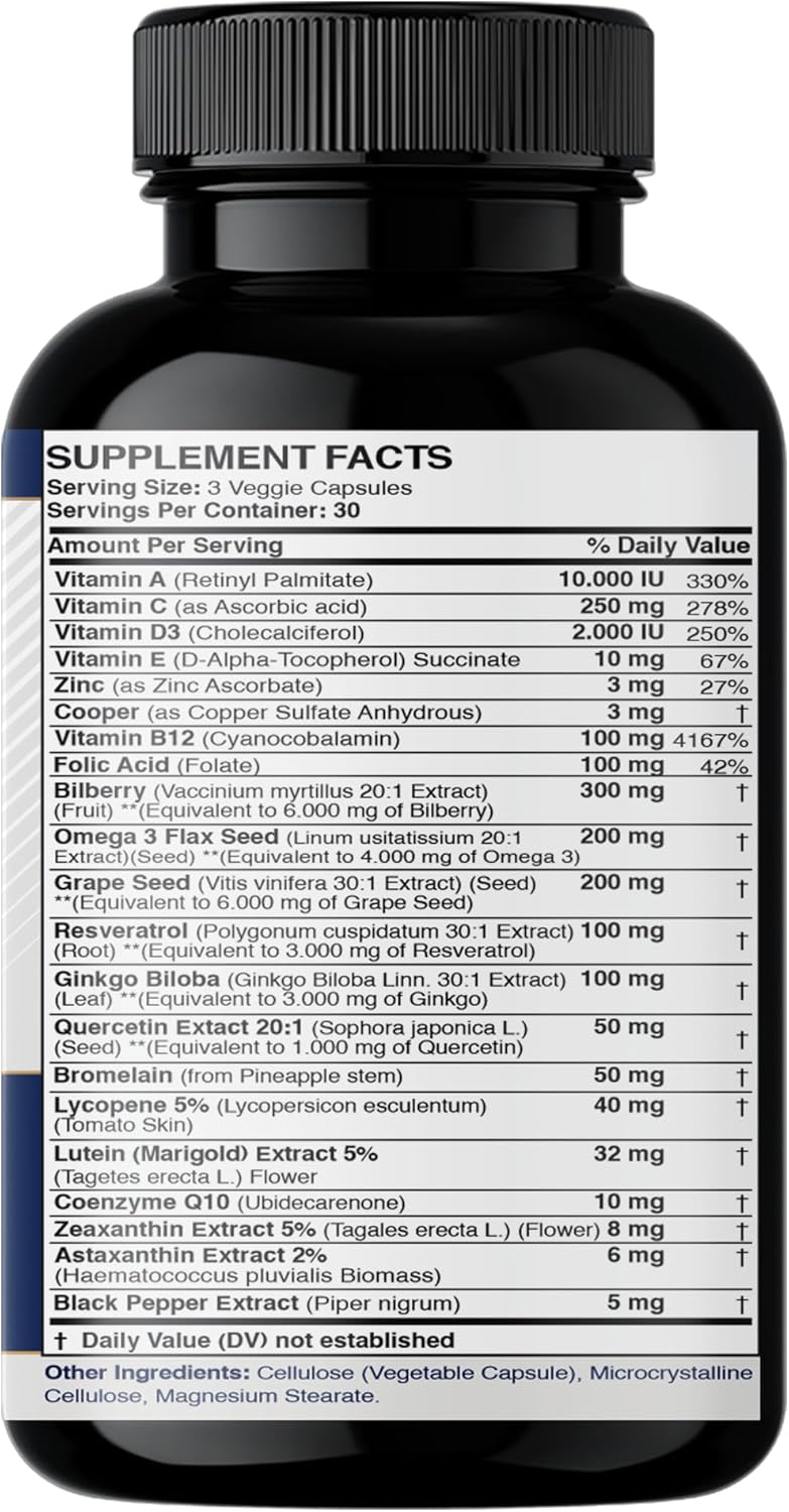 Suplementos de luteína y zeaxantina salud ocular Astaxantina