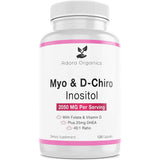 Suplemento de inositol Organics Myo  D-Chiro   120 cápsulas