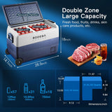 Refrigerador portátil de doble zona wifi BODEGA