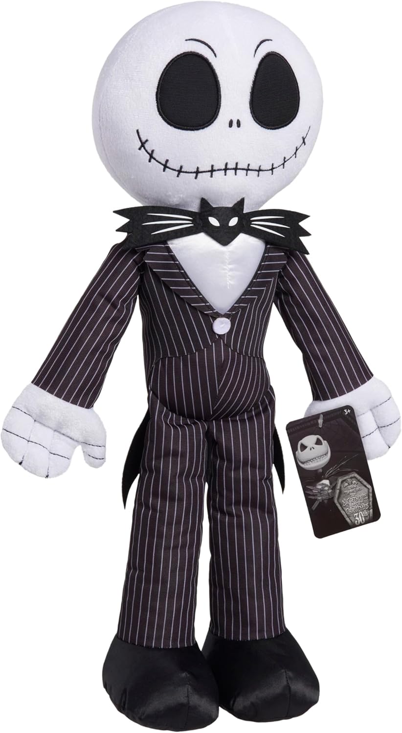 Peluche grande Jack Skellington, Just Play, 19.5 pulgadas, niños