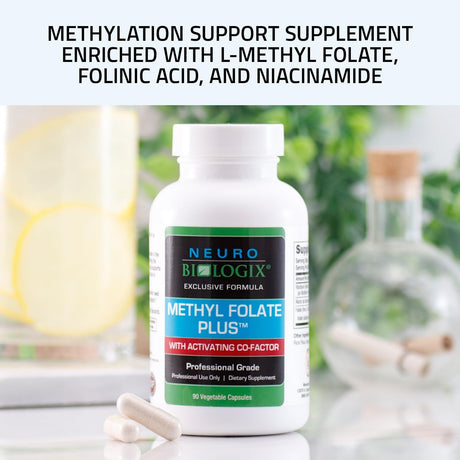 Suplemento Neuro biologix Methyl Folate Plusv 90 cápsulas