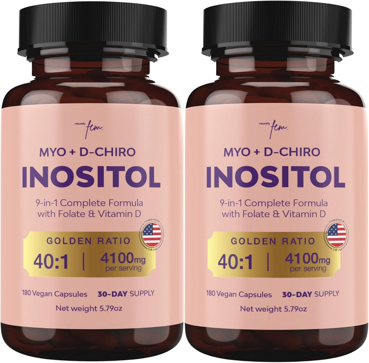 Suplemento Premium de Inositol para Mujeres – 4100mg 9 en 1