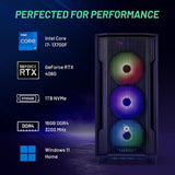 Computadora de escritorio de juego de 1 TB16 GB DDR4 negro