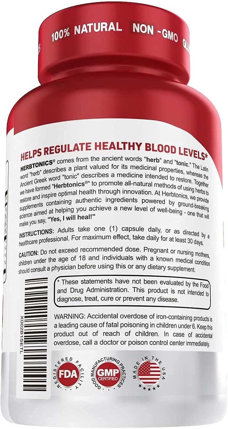 Suplementos de hierro estimulante de sangre  con vitamina C
