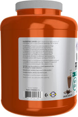 Suplemento de Proteína de Suero de NOW Foods, 24 g, BCAAs, Chocolate, 6 lb