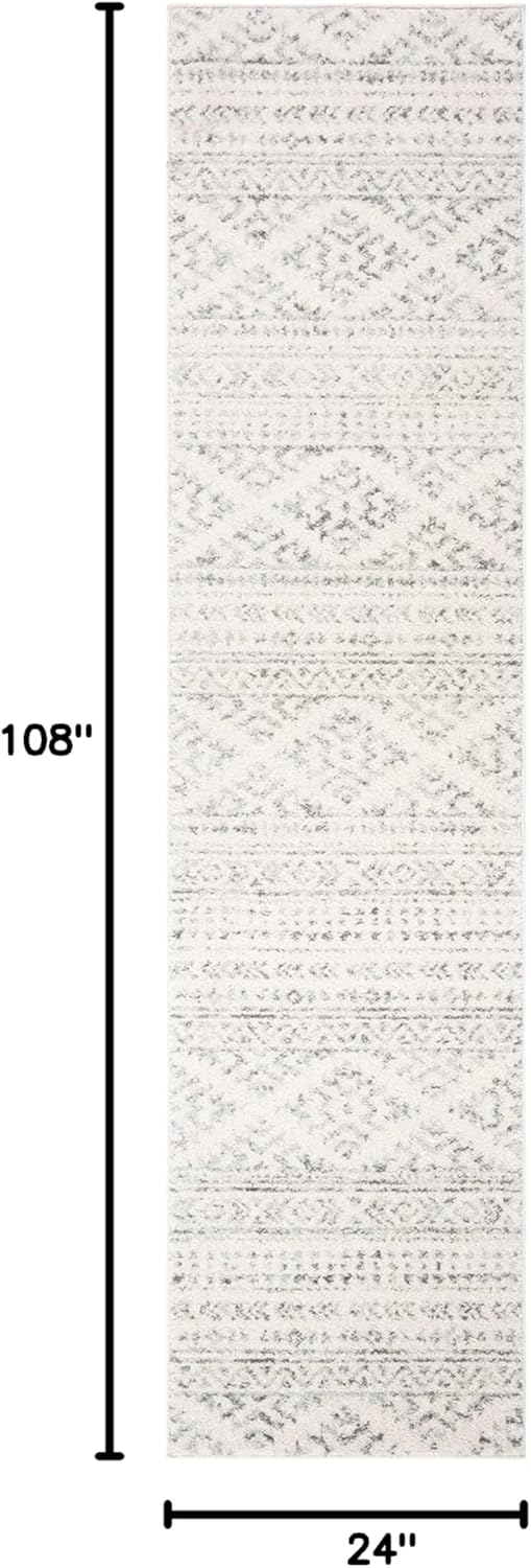 Alfombra Runner Tulum - Diseño Tribal Boho, Fácil Cuidado, TUL272A