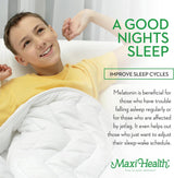 Maxi Health Tabletas masticables para ayudar a dormir  120un
