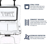 Cooler YETI Tundra 35: Aislamiento, portátil, durable, compacto