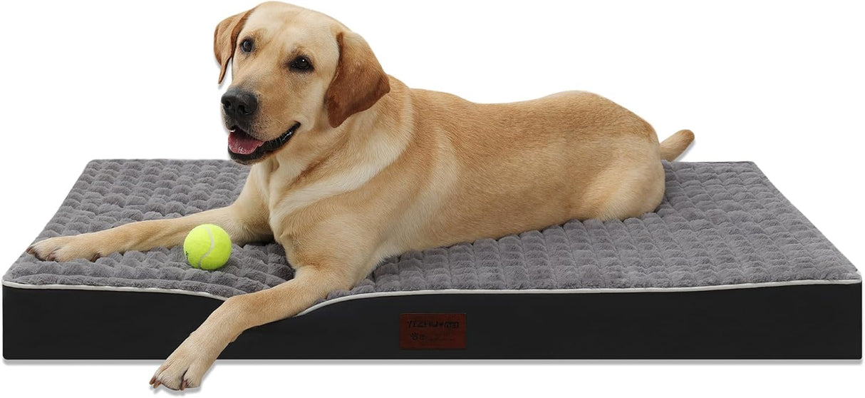 Cama para Perro, Impermeable y Ortopédica, XL 42x30x4