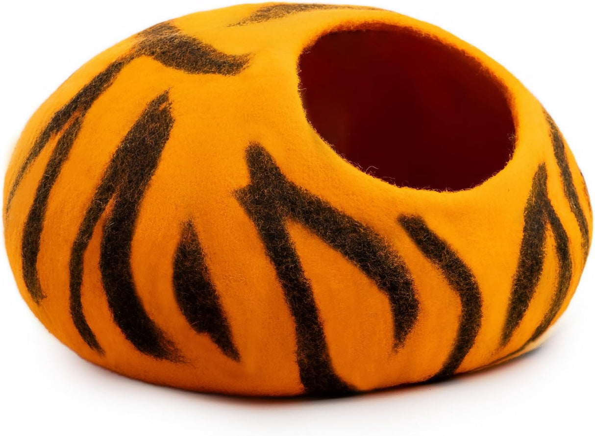 Cueva para gatos Woolygon - 100% lana merino, plegable, ecológica