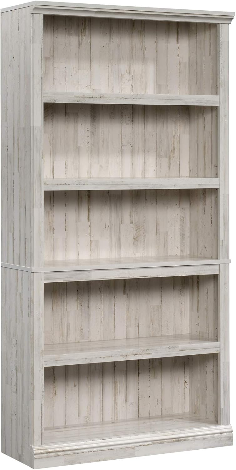 Estantería de 5 niveles Sauder, madera, multifuncional, modelo 1234
