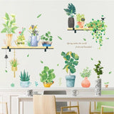 ROFARSO Pegatinas de Pared Plantas Tropicales 42.9'' x 40.2