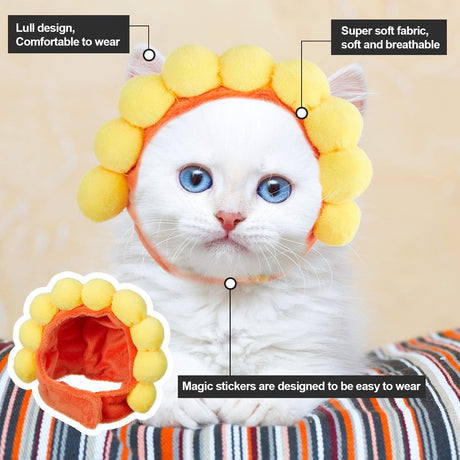 Disfraz de Gato Weewooday con Sombrero y Orejas, 5 Piezas
