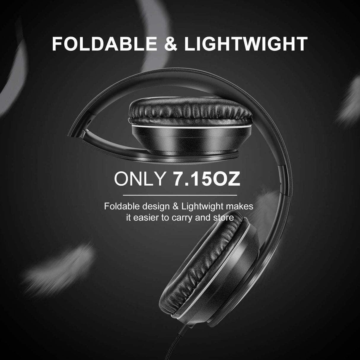 Auriculares LORELEI X6 con micrófono, plegables y portátiles