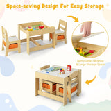 Juego de mesa y sillas para niños mesa de actividades