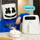 Freidora de aire CRUX x Marshmello 3.0 QT, Touch Screen, TurboCrisp