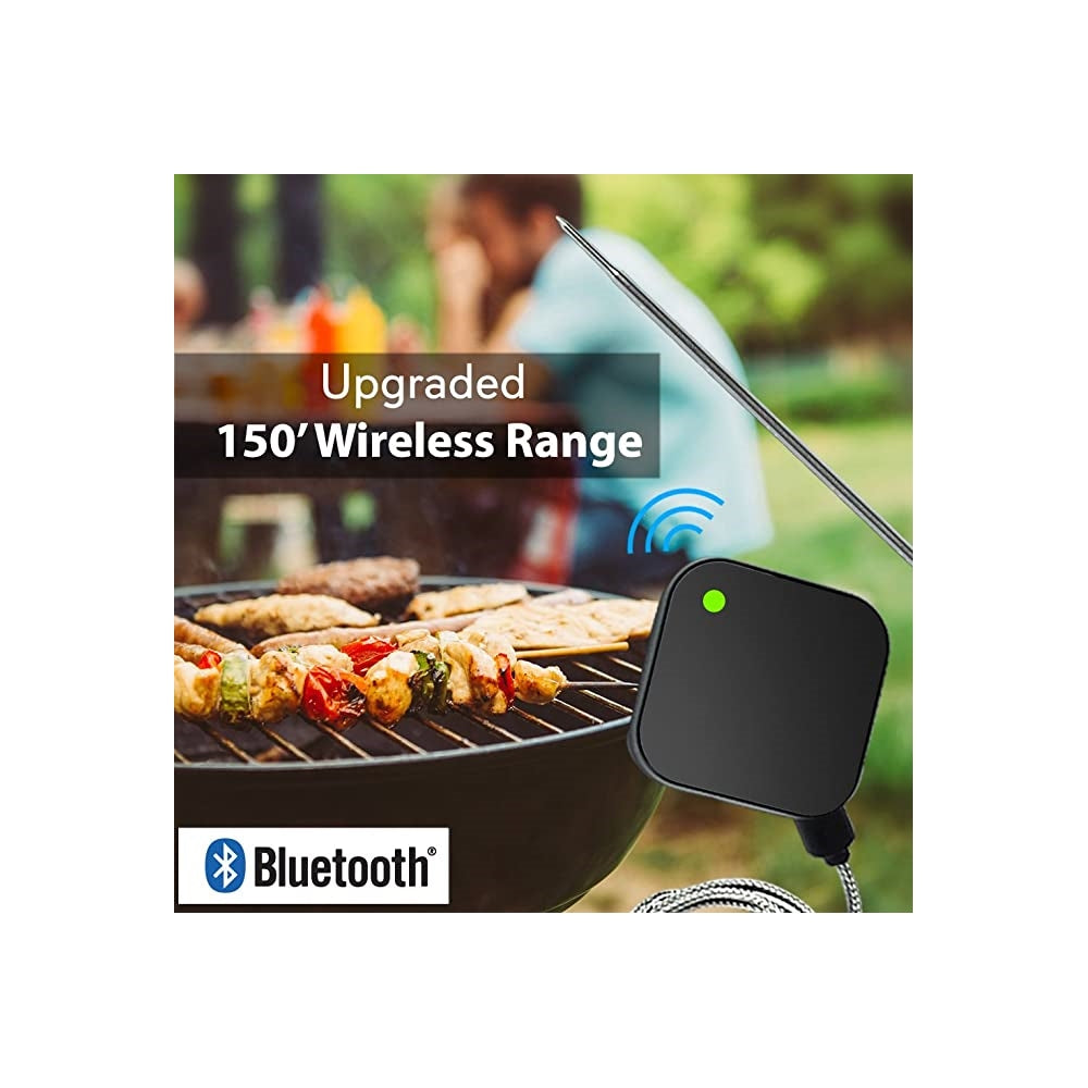 Termómetro inalámbrico digital NUTRICHEF PWIRBBQ40