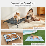 Cama Elevada para Perros Sweetnight con Respaldo, 43 Pulgadas