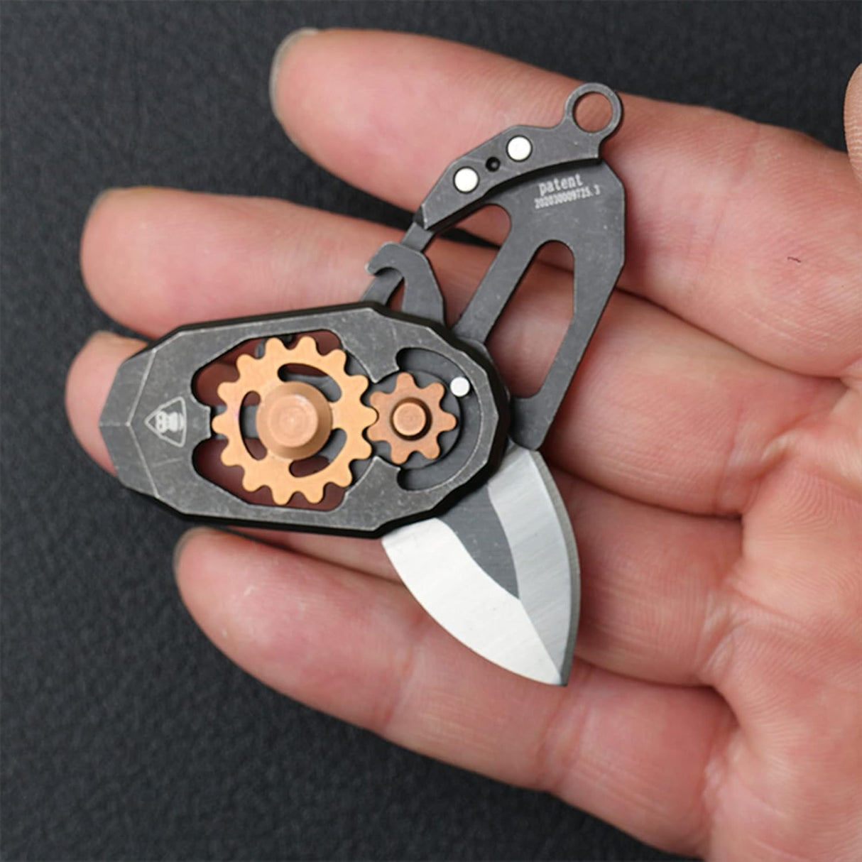 Cuchillo plegable de acero inoxidable EDC para viajes
