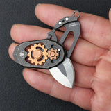 Cuchillo plegable de acero inoxidable EDC para viajes