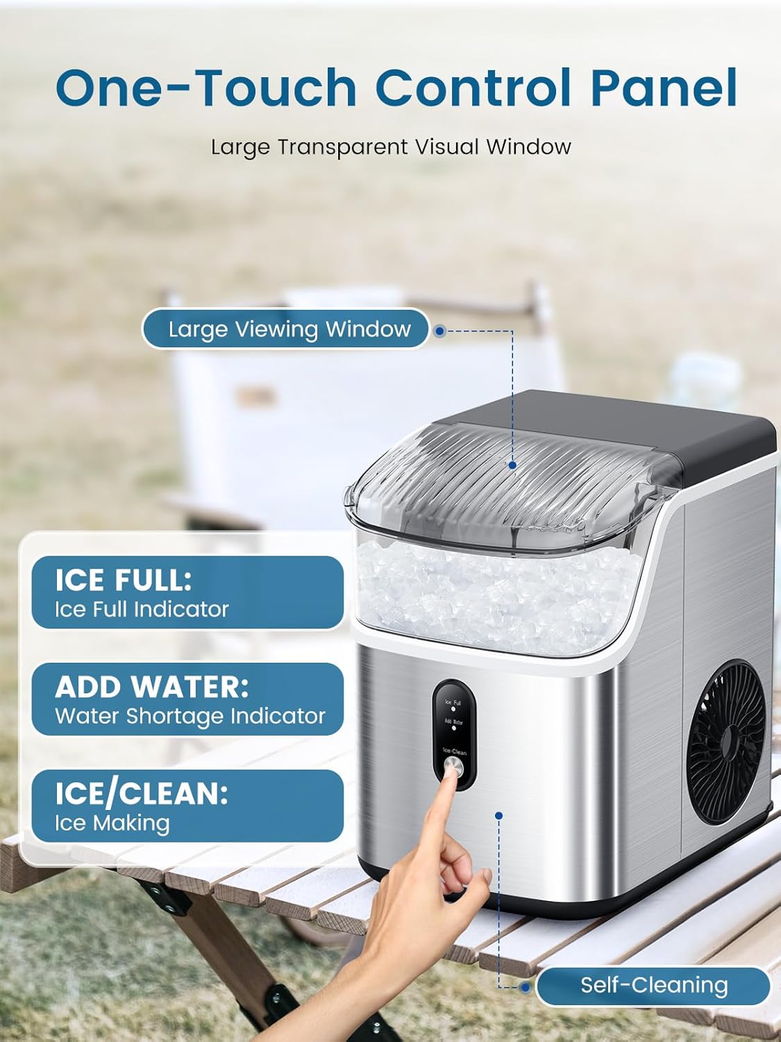 Máquina de cubitos de hielos masticables Z5815NB COWSAR