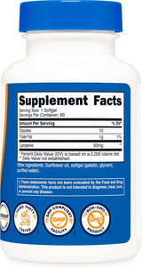 Suplemento Nutricost Licopeno 50mg cápsulas blandas 60 cáp