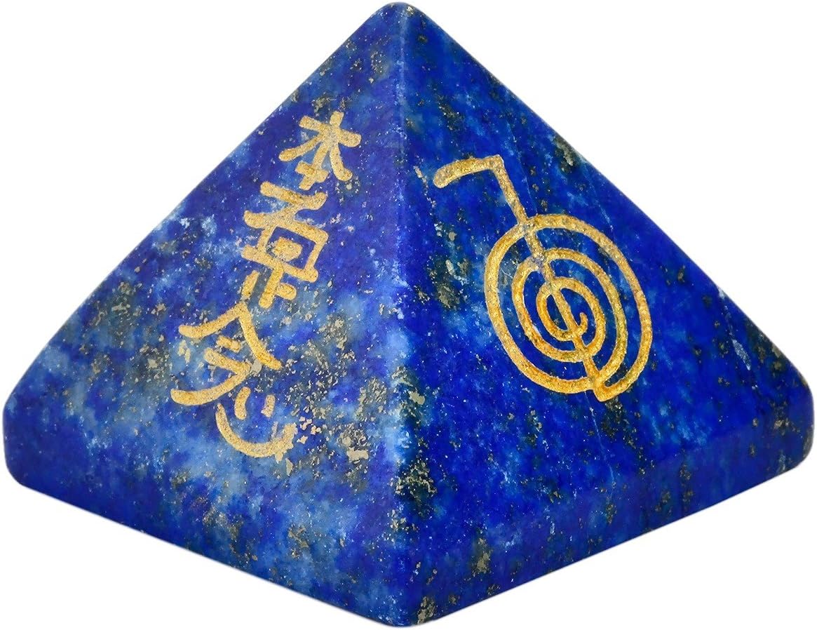 rockcloud Figura de pirámide de piedra metafísica cuarzo rosa, y fluorita.