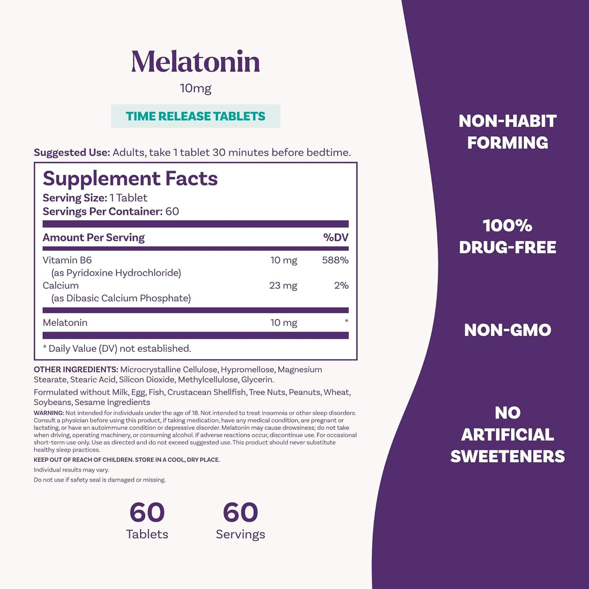 Natrol Sueño Avanzado Melatonina Liberación Prolongada, 10mg, 60 caps